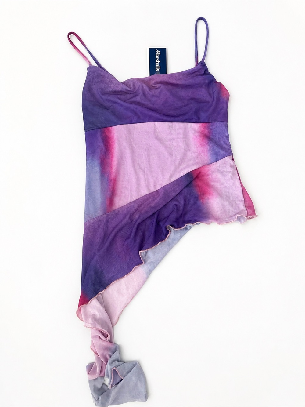 Marshalls Girls Purple Pink Gradient One-Piece Swim Dress